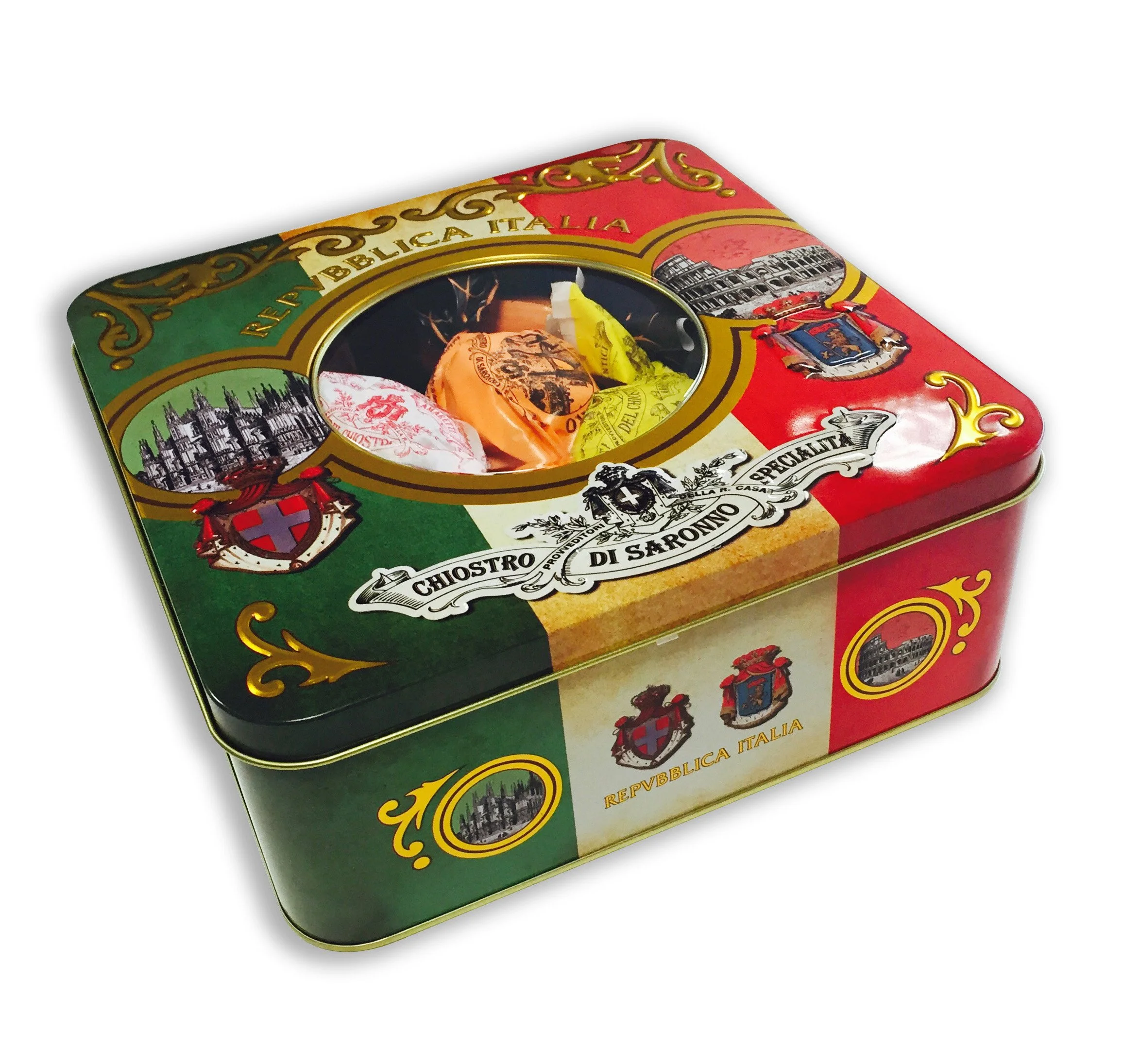 02125 Crunchy Amaretti Expo Tin — B&R Classics